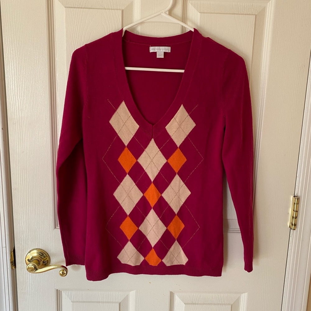 Pink and Orange Preppy Top